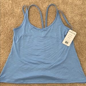 VIE blue tank top